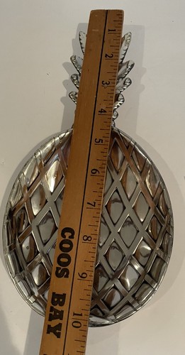WILTON ARMETALE/LG Pineapple Serving Tray/ Dish/Platter/Bowl PEWTER Tiki Luau - Picture 6 of 6