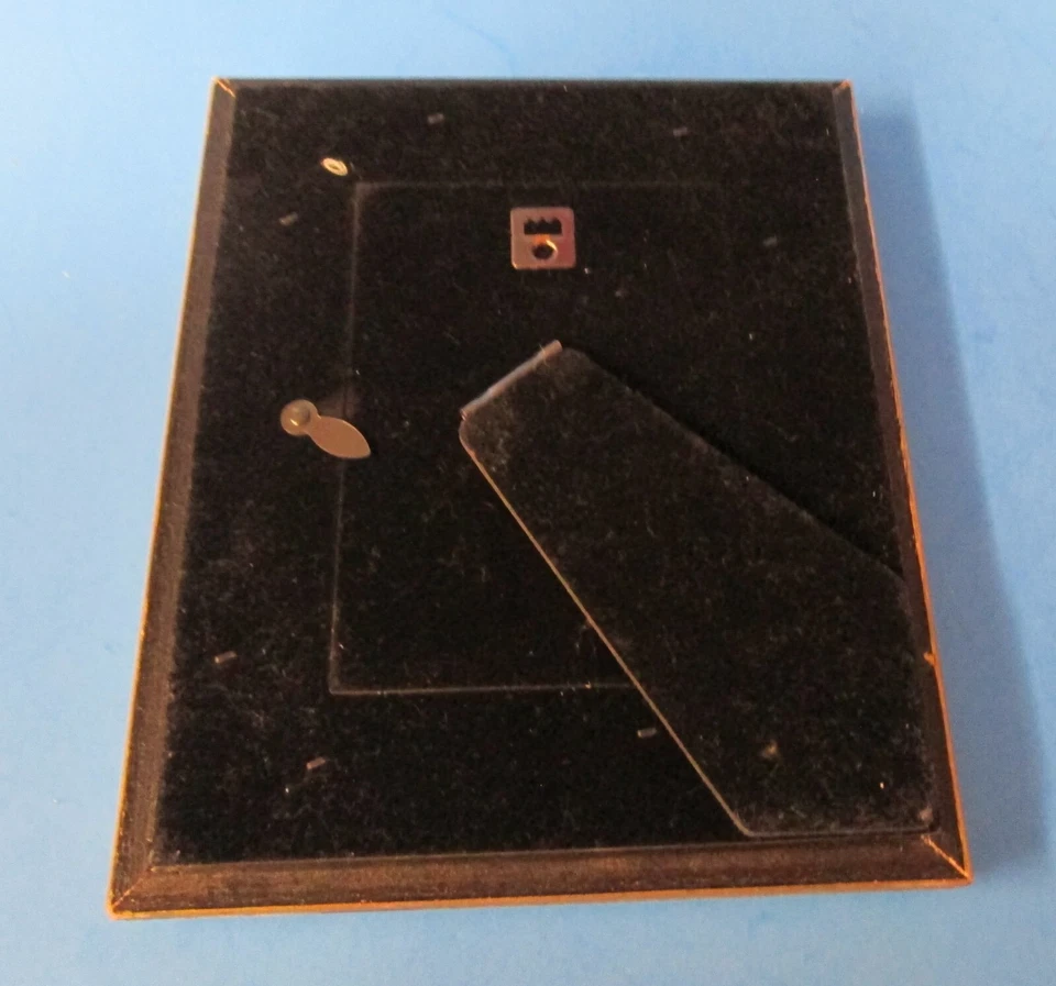 Marco de fotos pequeño Giovanni Italia 3,5" x 5" oro italiano y blanco roto rj Foto 3 de 4