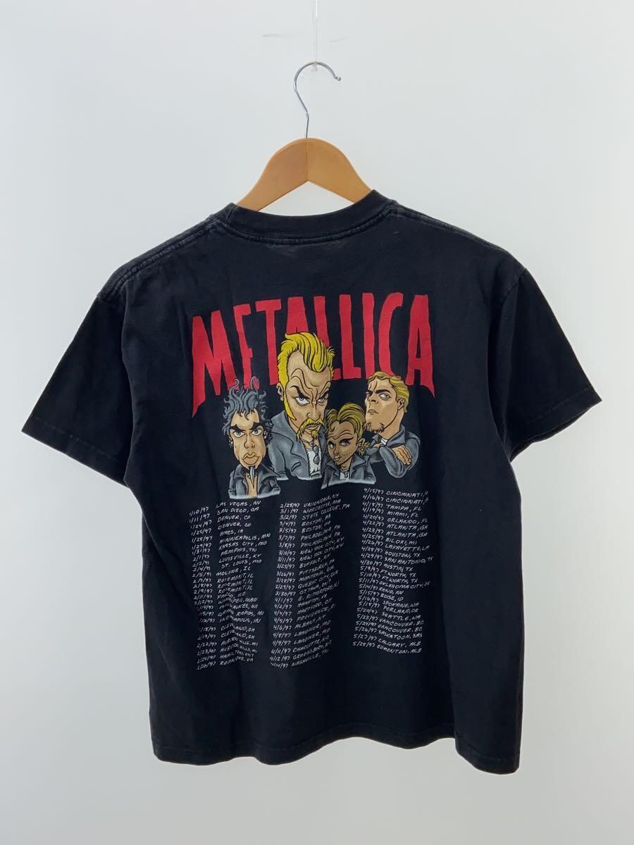 ALTRA T shirt altre marche anni 90 METALLICA SOTTO LICENZA A GIGANTE M cotone BLK usata