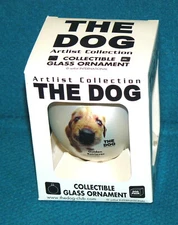 New : GOLDEN RETRIEVER "Topperscot" THE DOG @ Artist Collection GLASS ORNAMENT