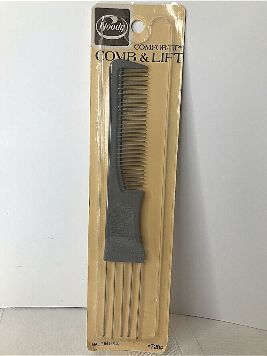 Vintage 1982 New Old Stock Goody Comfor-Tip Hair Lift Pick Comb