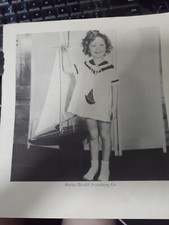 shirley temple picture on paper from a book