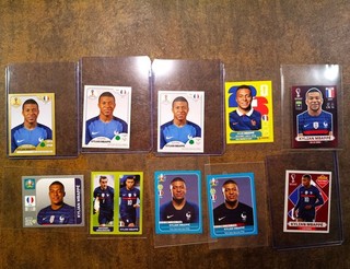 10 Panini World Cup / Euro Stickers Kylian Mbappe Rookie Swiss 2018 2026