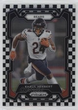 2023 Panini Prizm Black & White Checker Prizm Khalil Herbert #51 1e7l