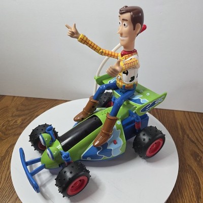 Vintage Disney Pixar Toy Story Woody RC Racecar *No Remote Control Thinkway