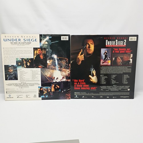 Steven Seagal Laserdisc Lot Under Siege On Deadly Ground Fire Down Below Action - Picture 3 of 11