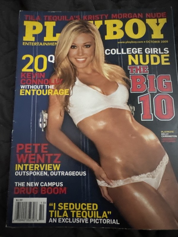 Playboy Magazine October 2008 Tila Tequila's Kristy Morgan