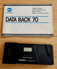 Minolta Data Back 70 for 5000 & 7000 35mm Film SLR Cameras