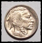 1925-P BUFFALO NICKEL Indian Head  White Still Lustrous CHOICE AU+ / UNC  #35D65