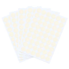 270 Pieces 21mm/0.83" Screw Hole Sticker, Warm White, 5 Sheet