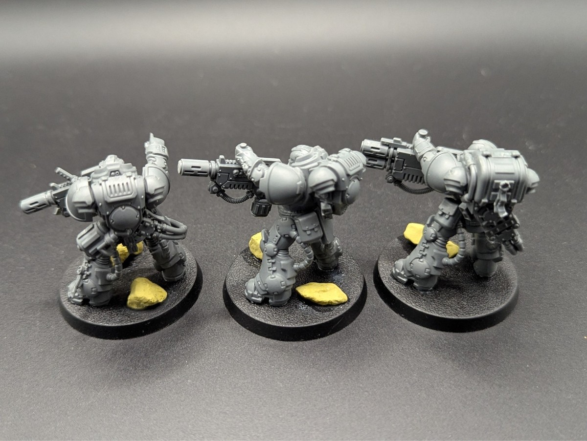 Warhammer 40K Space Marines Eradicators x3 Assembled | eBay