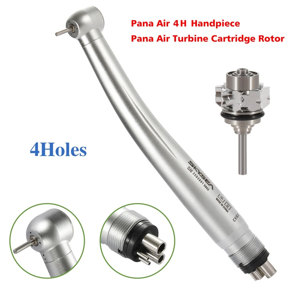 1-10*Pieza de mano dental de alta velocidad estilo NSK 4 orificios/cartucho de turbina rotor SKYSEA Foto 4 de 4