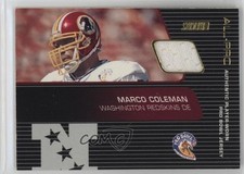 2001 Stadium Club Pro Bowl Jerseys Marco Coleman #SP-MC 4at