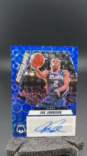 2024-25 Panini Mosaic Joe Johnson Pictographs Blue Prizm Auto /35 #11835 C