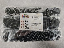 36 Black Air Dry Foam Clay for sculpting or lightweight cosplay material
