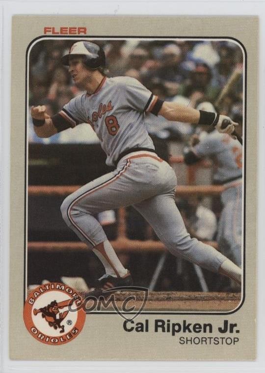 1983 Fleer Cal Ripken Jr #70 HOF 14tz