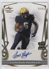 2023 Leaf Trinity White Gold 24/50 Camerun Peoples #BA-CP1 Auto 16wc