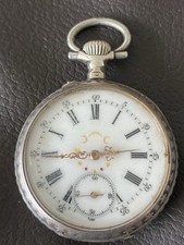 Fein Ziselierte Taschenuhr, 4,6 cm