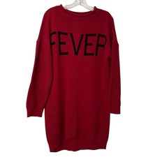Giorgia & Johns Alpaca Wool Blend Sz M Red Knit Sweater Dress
