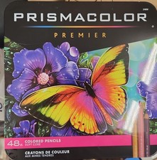 Open box Prismacolor Premier Colored Pencils  Assorted Colors Soft Core 48 Count