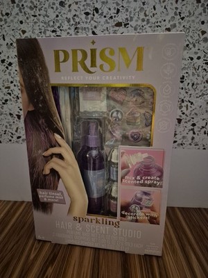 PRISM Sparkling Hair & Scent Studio Hair Tinsel Spray Kit 3 fl oz Purple/Silver