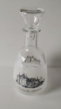 Ancien pichet bouteille décanteur châteaux de Loire verre collection vintage