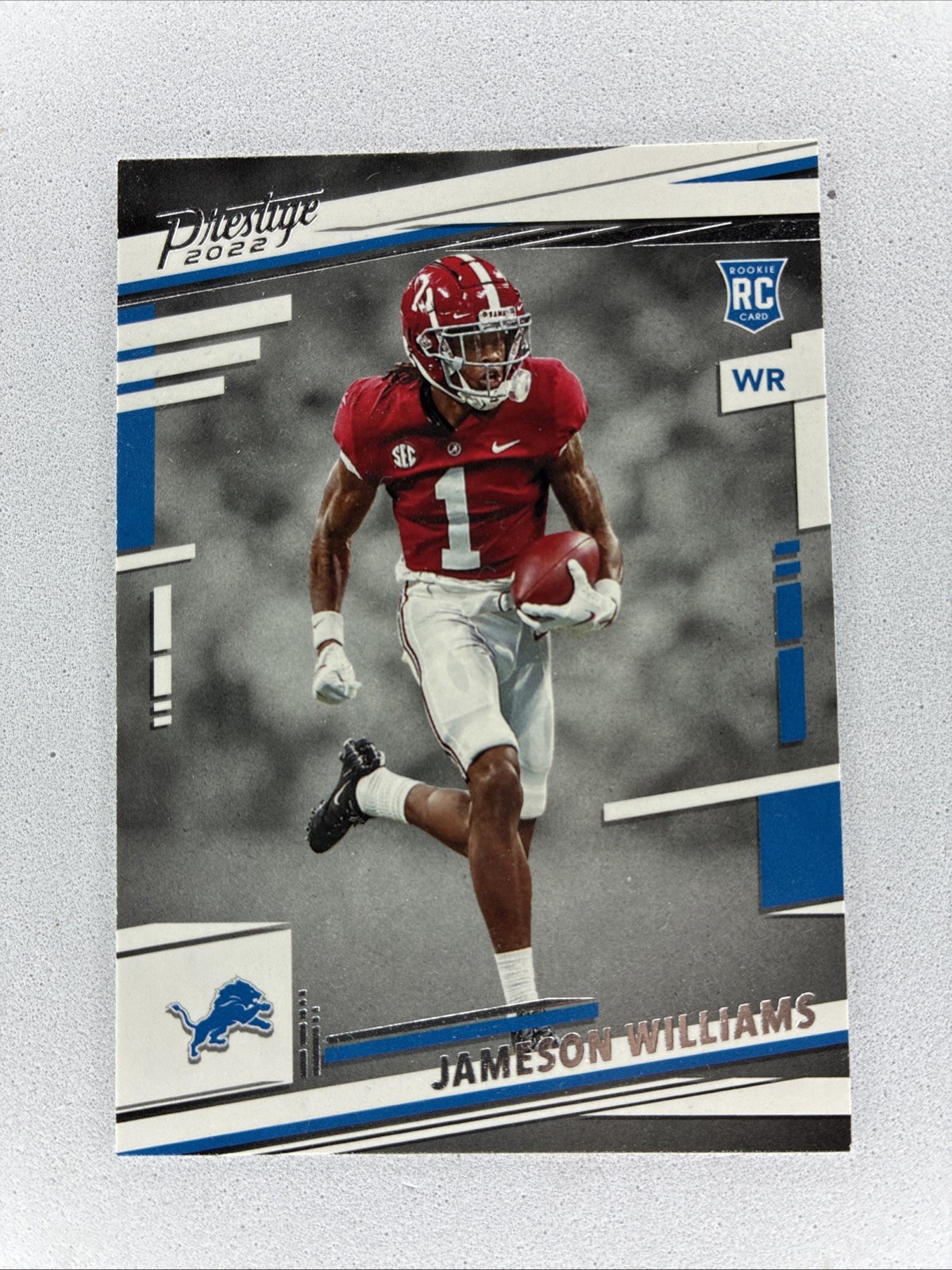 2022 Panini Prestige Jameson Williams Rookie Card #307
