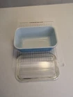 Pyrex Glass 502-B Refrigerator Dish Mini Loaf With Lid