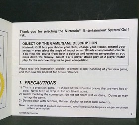Golf & Lee Trevino's Fighting Golf Nes Manual. See All Photos. Good Shape. 