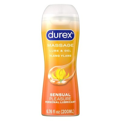 Durex Water Based Lube, Touch & Play Personal 6.76 Fl Oz (Pack of 1), Clear 