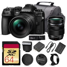 OM SYSTEM OM-1 Mark II Bundle w/ 12-40mm PRO Lens 64GB