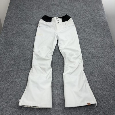 Roxy Snow Pants Womens S White DryFlight 15K Waterproof Ski Snowboard Sportswear