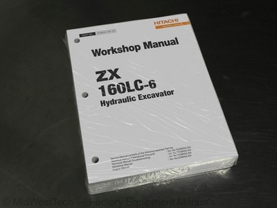 Hitachi ZX160LC-6 Excavator Workshop Service Manual Repair Shop Book