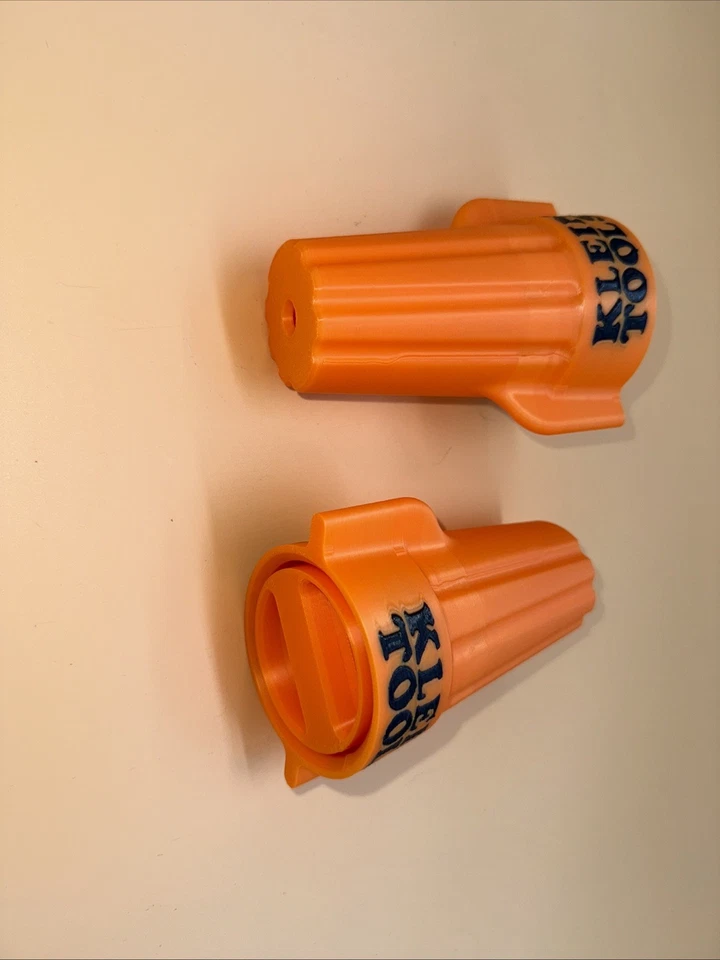 Klein Tools Inspired Large Winged Wire Nut Style Storage Container With Lid - Image 4 of 4