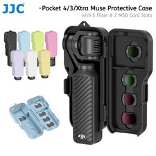Protective Case fr DJI Osmo Pocket 4 3 Xtra Muse Hard Shell Cover w Filter Slots