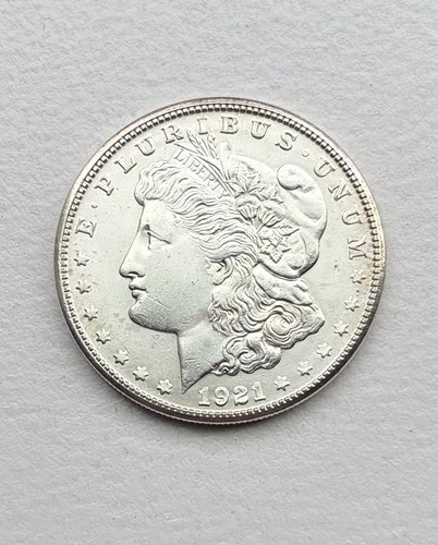 1921-S Morgan Silver Dollar $1 Coin In AU Condition - High Value Coin!