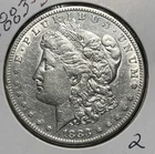 1883-S MORGAN SILVER DOLLAR, AU DETAILS