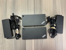 Lot of 2 Lenovo ThinkPad USB-C Dock Gen 2 40AS LDC-G2 with 90W AC Adapters