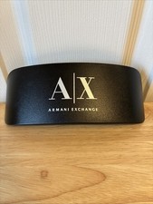 ARMANI EXCHANGE A/X BLACK HARD SHELL CASE/ Sunglasses Eyeglasses Case