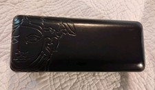 Versace Black Hard Clam Shell Medusa Face Sunglasses Case  Cloth NO GLASSES