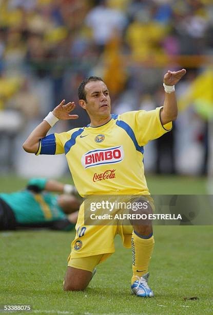 Club America Aguilas authentic Nike jersey Size Medium 2005-2006 #10 C. BLANCO