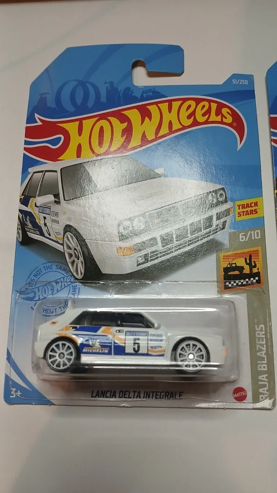 x3 Hot Wheels Lancia Delta Integrale BAJA BLAZERS 6/10 2021 51/250 Blanco/Negro Foto 2 de 4