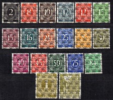 GERMANY USA BRITISCHE ZONE 1948 Sc.52II-68II-AIX-AII Cv.2000 &euro; MNH SIGNED