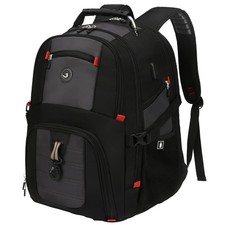 Shrradoo Extra Large 50L Travel Laptop Backpack With Usb Charging Port