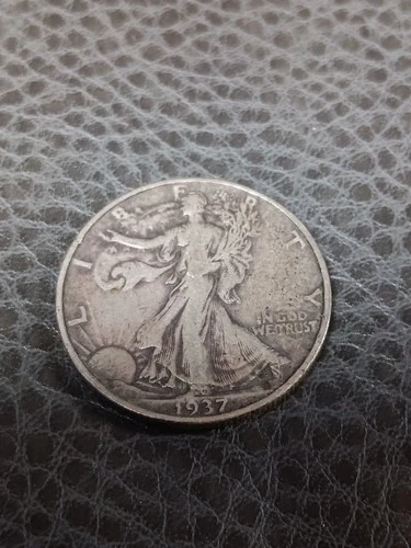 Photo of a 1937-P Walking Liberty Half Dollar from an eBay listing that sold on Jul 17, 2026