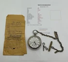 Antique 1884 Elgin 18s 11j Key Wind Pocket Watch Chain Key *READ DESCRIPTION*