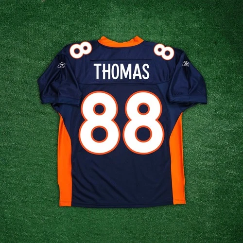 Demaryius Thomas Reebok Denver Broncos Authentic On-Field EQT Home Navy Jersey