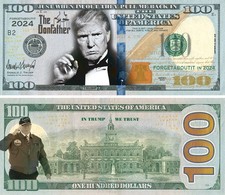 25 Pack President Donald Trump POTUS Collectible $100 Dollars Donfather Money