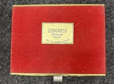 Vintage - Congress Company Playing Cards - 2 full decks in original case