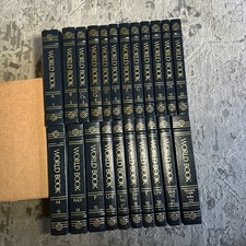 1988 The World Book Encyclopedia Complete Set Volume 1-22 Leather Gold Gilt